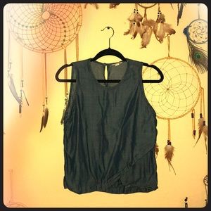 Denim tank top